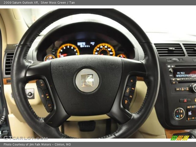 Silver Moss Green / Tan 2009 Saturn Outlook XR