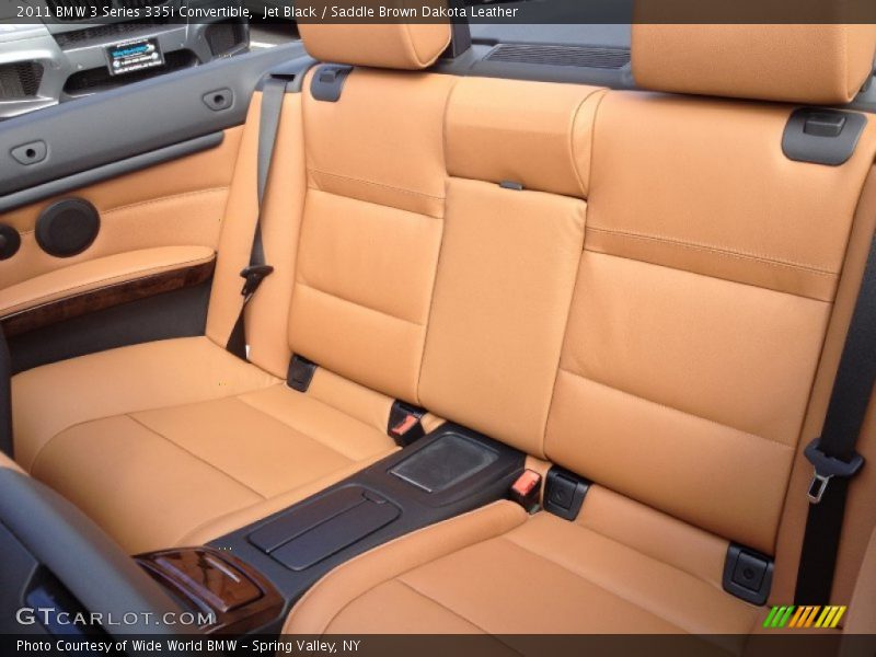 Jet Black / Saddle Brown Dakota Leather 2011 BMW 3 Series 335i Convertible