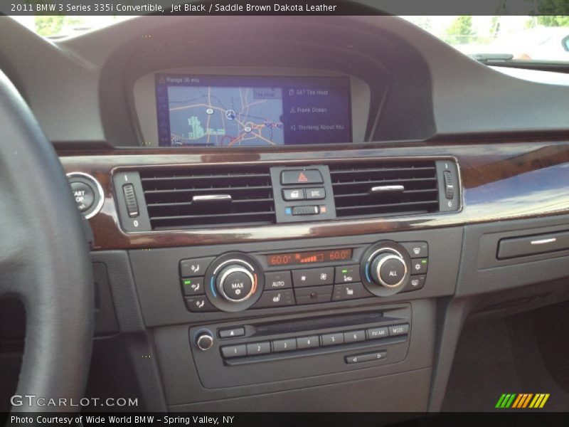 Jet Black / Saddle Brown Dakota Leather 2011 BMW 3 Series 335i Convertible