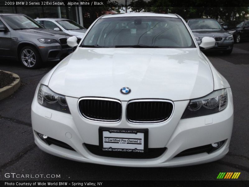 Alpine White / Black 2009 BMW 3 Series 328xi Sedan