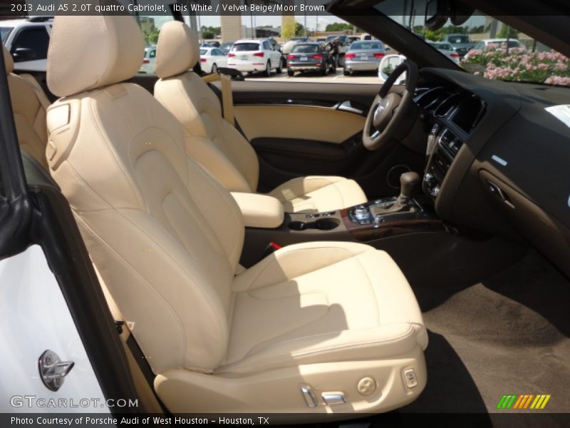  2013 A5 2.0T quattro Cabriolet Velvet Beige/Moor Brown Interior