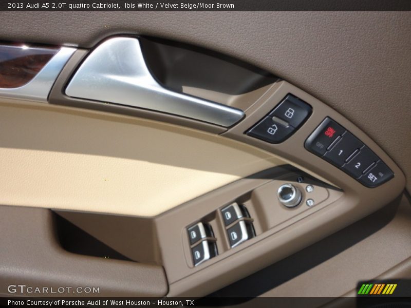 Controls of 2013 A5 2.0T quattro Cabriolet