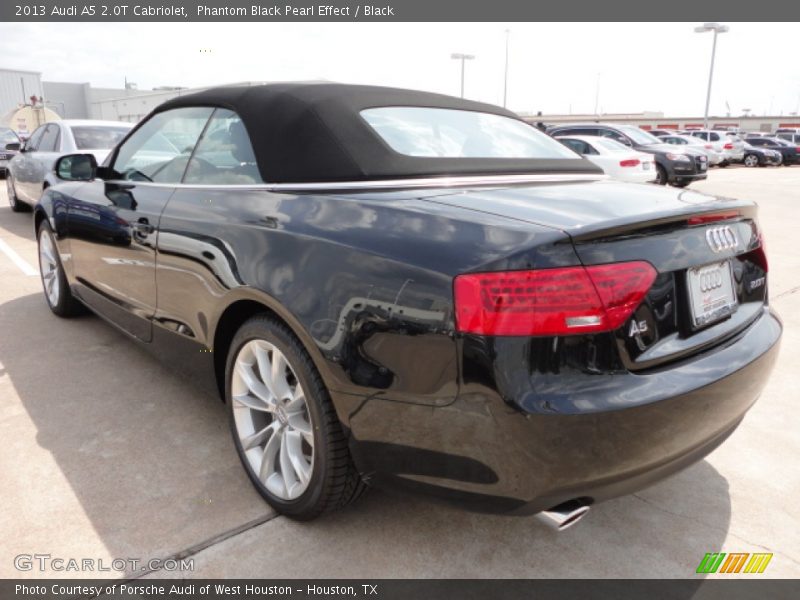 Phantom Black Pearl Effect / Black 2013 Audi A5 2.0T Cabriolet