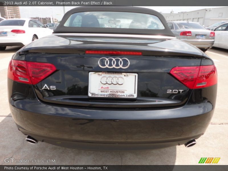 Phantom Black Pearl Effect / Black 2013 Audi A5 2.0T Cabriolet
