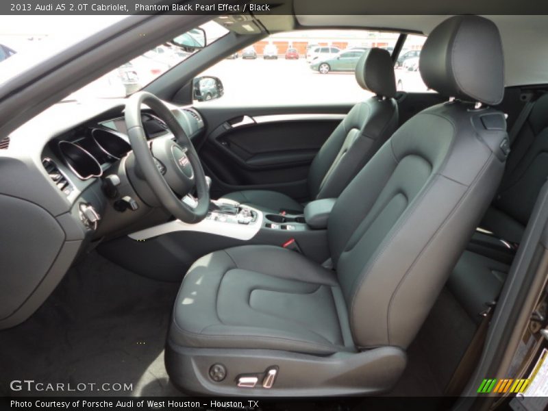 Front Seat of 2013 A5 2.0T Cabriolet