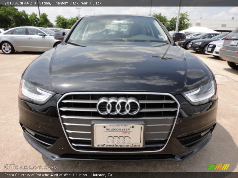Phantom Black Pearl / Black 2013 Audi A4 2.0T Sedan