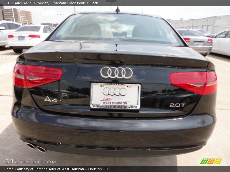 Phantom Black Pearl / Black 2013 Audi A4 2.0T Sedan