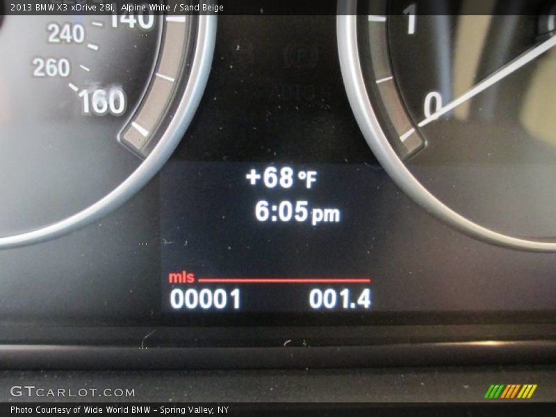 Alpine White / Sand Beige 2013 BMW X3 xDrive 28i