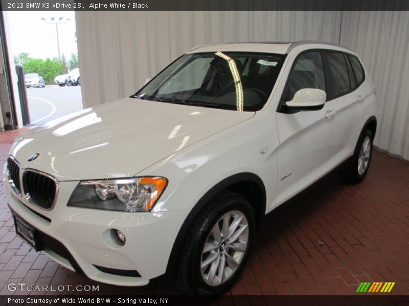 Alpine White / Black 2013 BMW X3 xDrive 28i