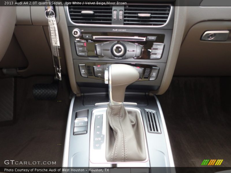Ibis White / Velvet Beige/Moor Brown 2013 Audi A4 2.0T quattro Sedan