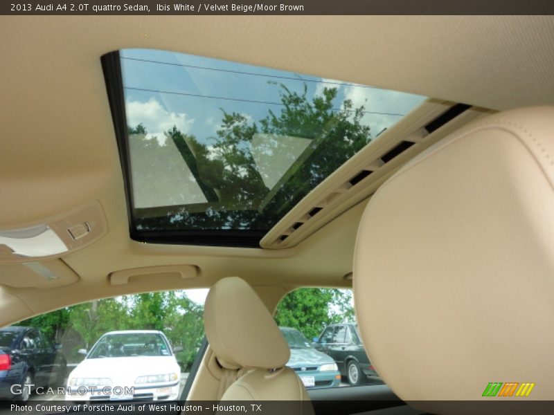 Ibis White / Velvet Beige/Moor Brown 2013 Audi A4 2.0T quattro Sedan