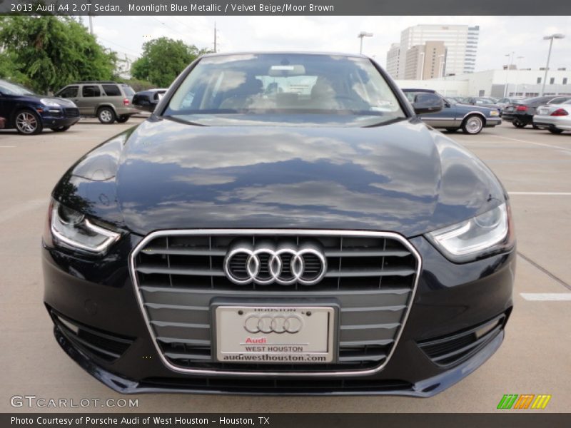 Moonlight Blue Metallic / Velvet Beige/Moor Brown 2013 Audi A4 2.0T Sedan