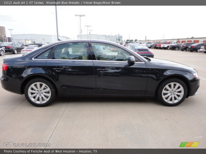 Moonlight Blue Metallic / Velvet Beige/Moor Brown 2013 Audi A4 2.0T Sedan