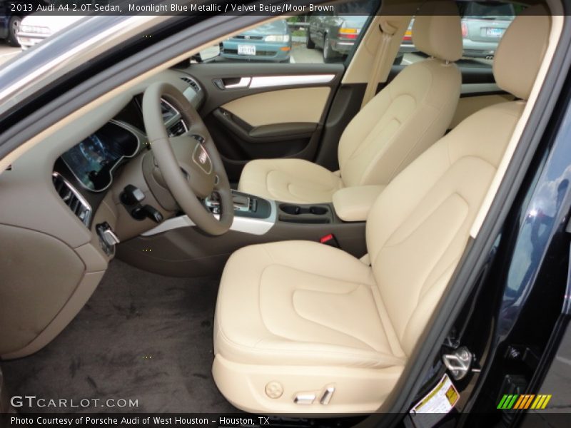 Front Seat of 2013 A4 2.0T Sedan