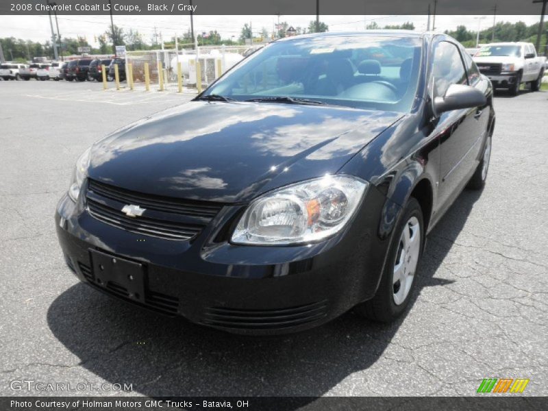 Black / Gray 2008 Chevrolet Cobalt LS Coupe