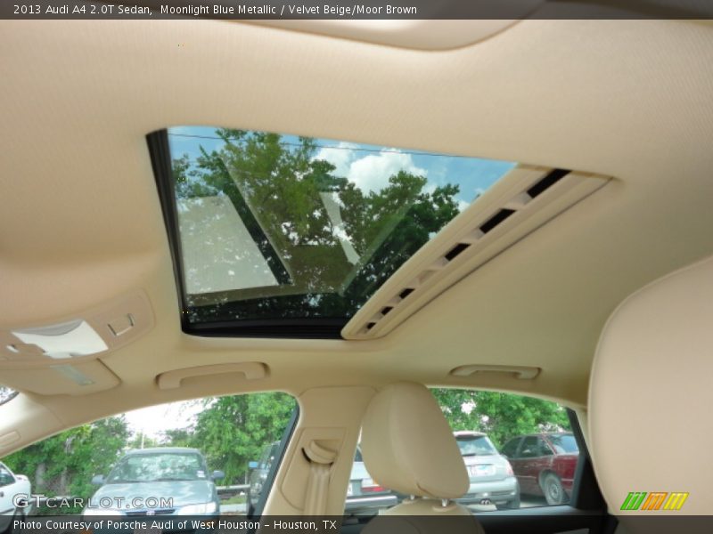 Moonlight Blue Metallic / Velvet Beige/Moor Brown 2013 Audi A4 2.0T Sedan
