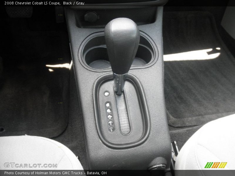 Black / Gray 2008 Chevrolet Cobalt LS Coupe