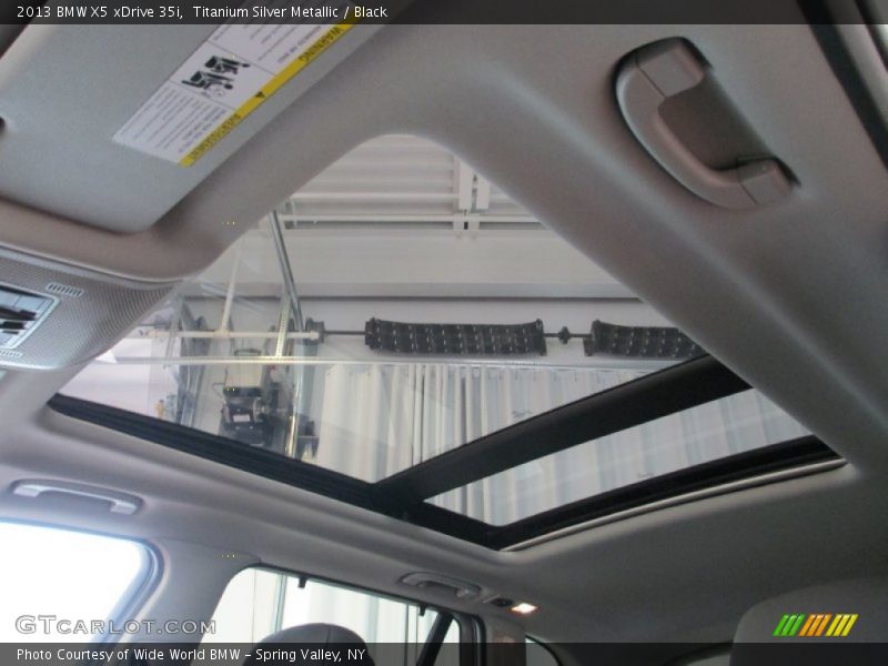 Titanium Silver Metallic / Black 2013 BMW X5 xDrive 35i