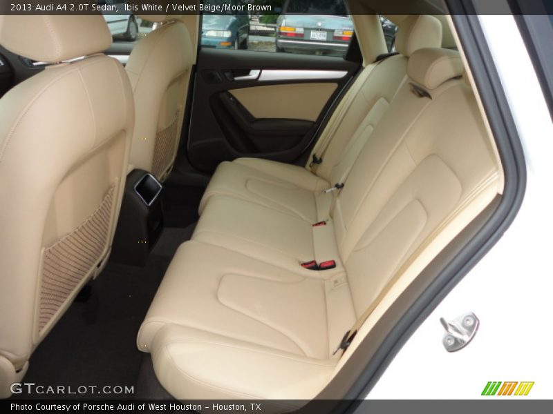 Ibis White / Velvet Beige/Moor Brown 2013 Audi A4 2.0T Sedan
