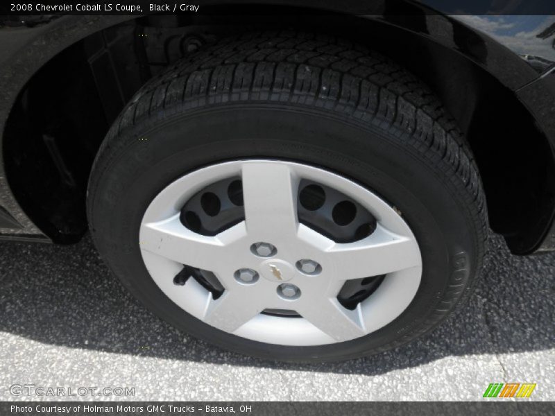 Black / Gray 2008 Chevrolet Cobalt LS Coupe