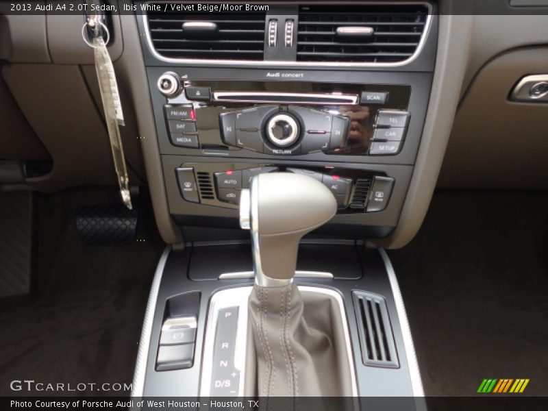 Ibis White / Velvet Beige/Moor Brown 2013 Audi A4 2.0T Sedan