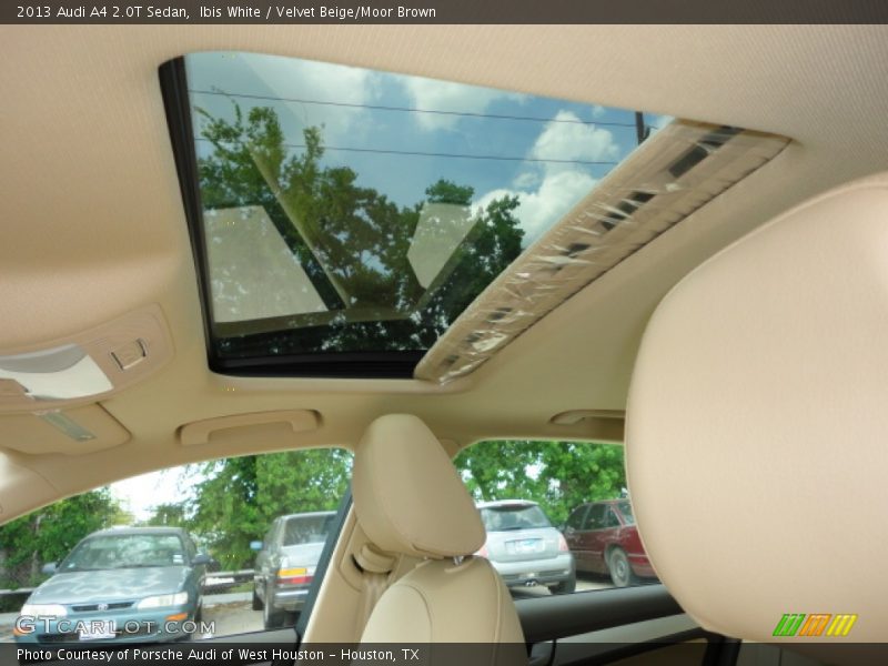 Ibis White / Velvet Beige/Moor Brown 2013 Audi A4 2.0T Sedan