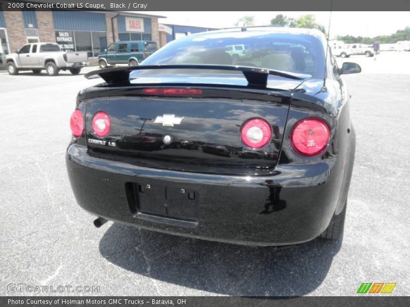 Black / Gray 2008 Chevrolet Cobalt LS Coupe