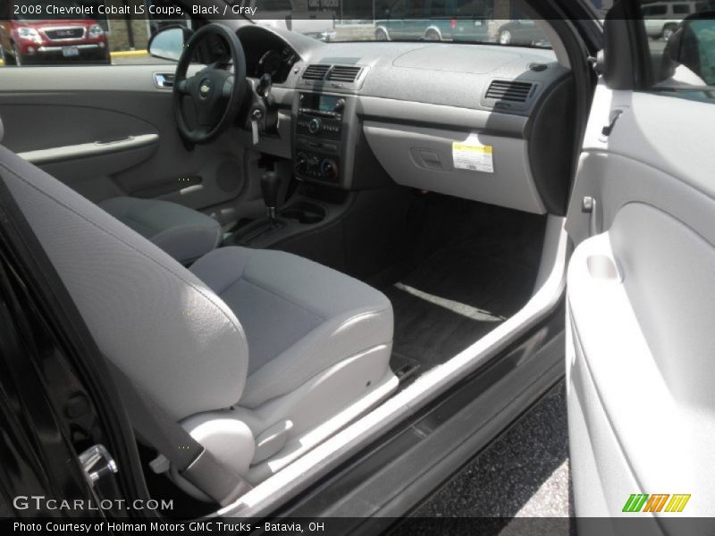 Black / Gray 2008 Chevrolet Cobalt LS Coupe