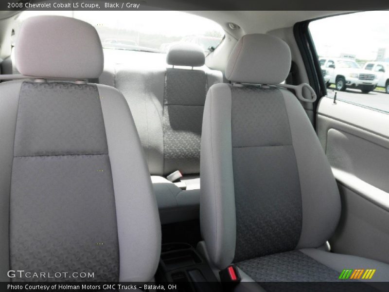 Black / Gray 2008 Chevrolet Cobalt LS Coupe