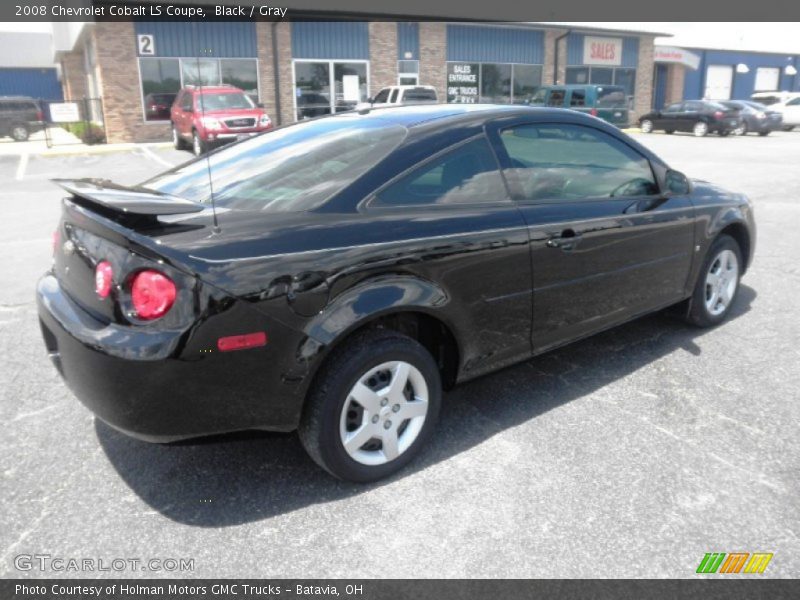 Black / Gray 2008 Chevrolet Cobalt LS Coupe