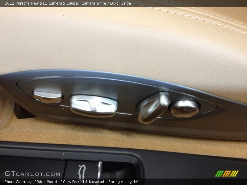 Carrara White / Luxor Beige 2012 Porsche New 911 Carrera S Coupe