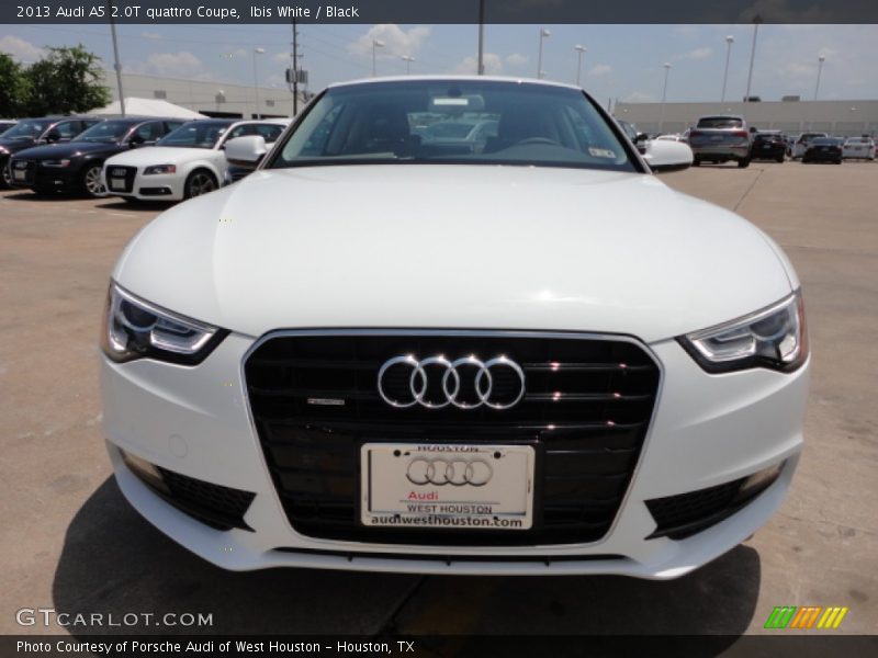 Ibis White / Black 2013 Audi A5 2.0T quattro Coupe