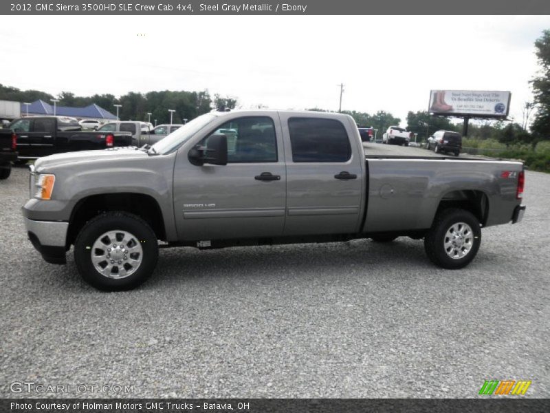  2012 Sierra 3500HD SLE Crew Cab 4x4 Steel Gray Metallic