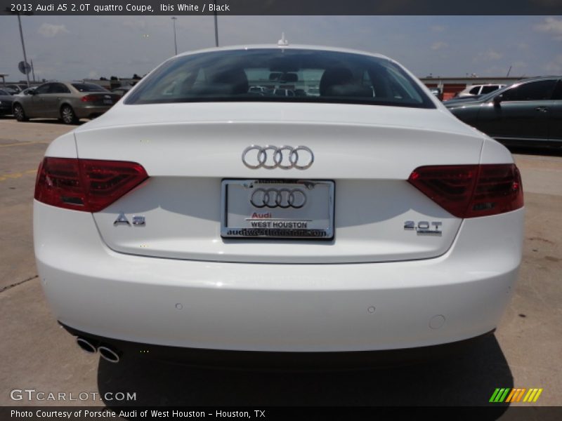 Ibis White / Black 2013 Audi A5 2.0T quattro Coupe