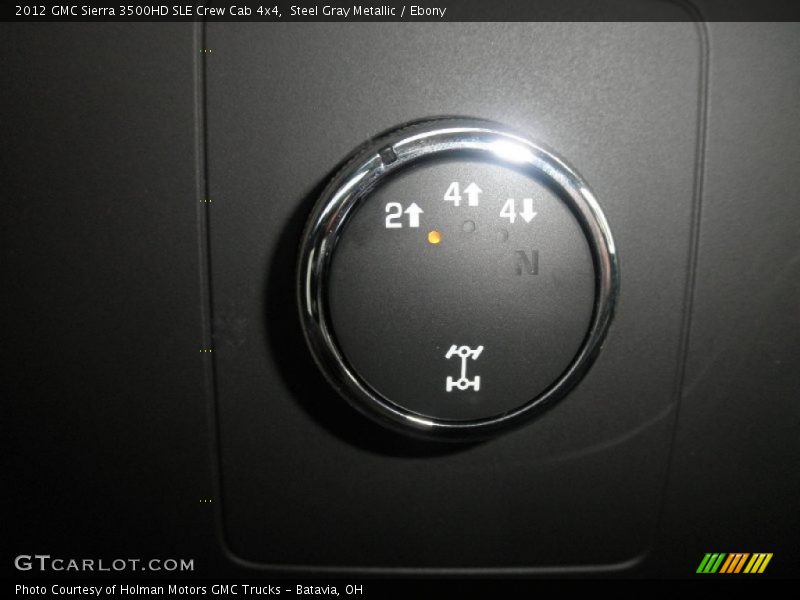 Steel Gray Metallic / Ebony 2012 GMC Sierra 3500HD SLE Crew Cab 4x4