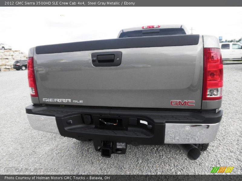 Steel Gray Metallic / Ebony 2012 GMC Sierra 3500HD SLE Crew Cab 4x4
