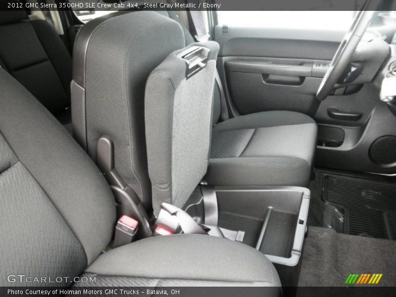 Steel Gray Metallic / Ebony 2012 GMC Sierra 3500HD SLE Crew Cab 4x4