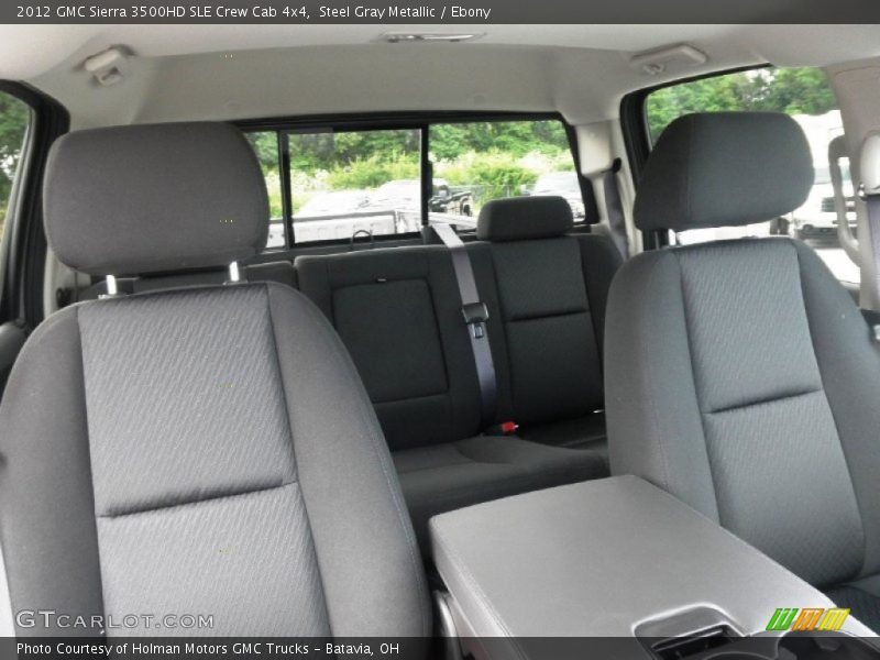 Steel Gray Metallic / Ebony 2012 GMC Sierra 3500HD SLE Crew Cab 4x4