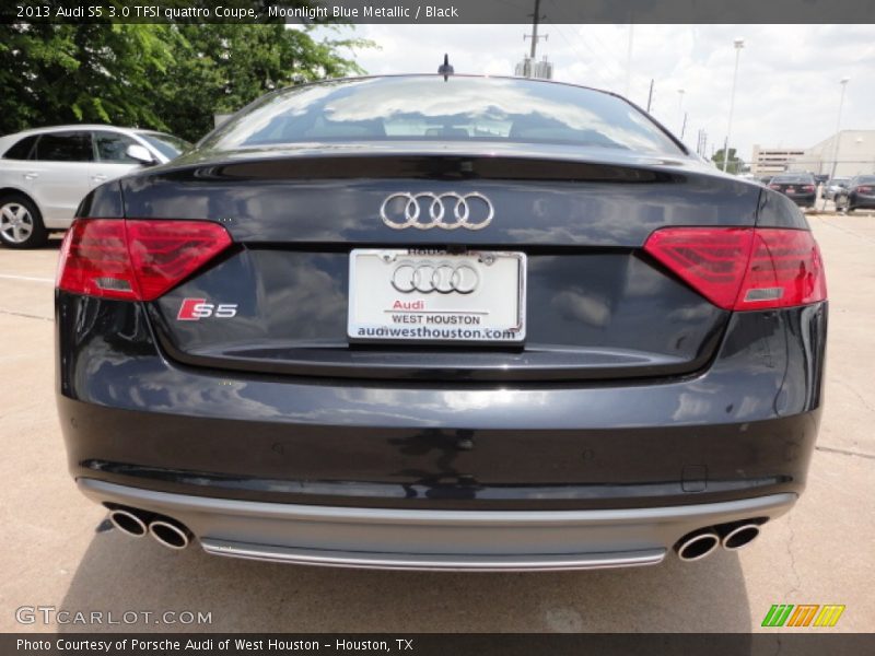 Moonlight Blue Metallic / Black 2013 Audi S5 3.0 TFSI quattro Coupe