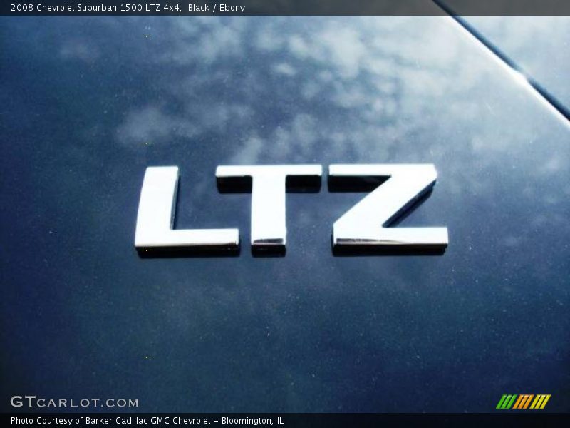 Black / Ebony 2008 Chevrolet Suburban 1500 LTZ 4x4