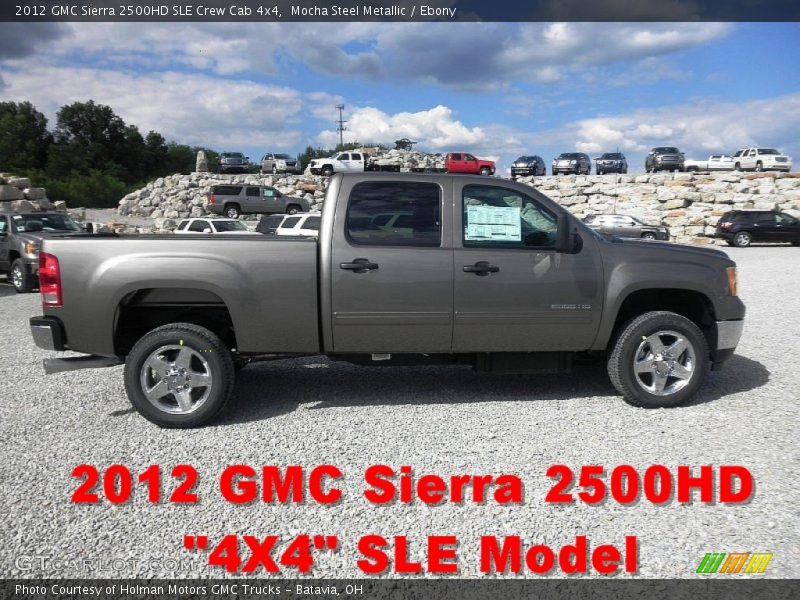 Mocha Steel Metallic / Ebony 2012 GMC Sierra 2500HD SLE Crew Cab 4x4