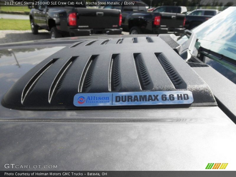 Mocha Steel Metallic / Ebony 2012 GMC Sierra 2500HD SLE Crew Cab 4x4