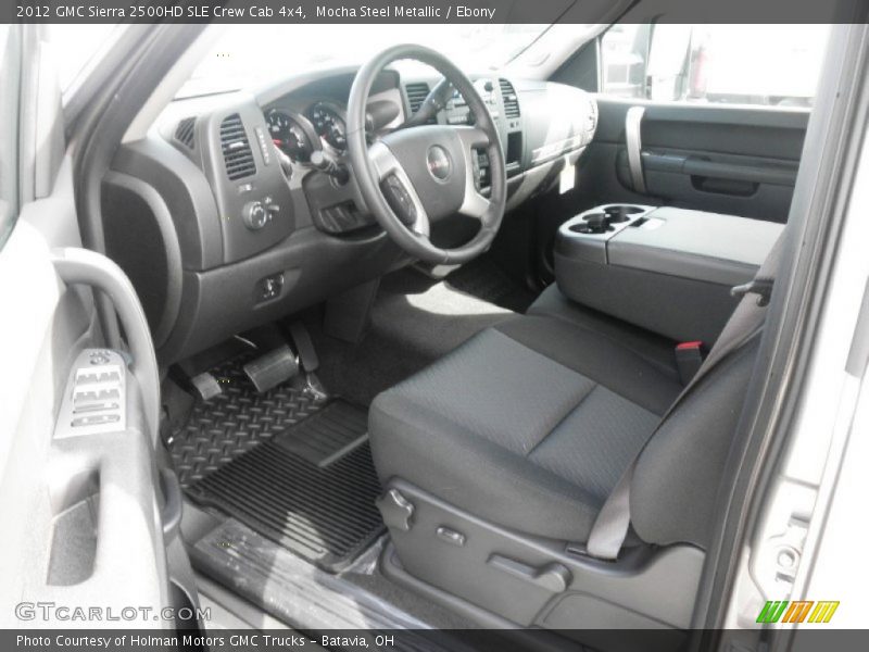 Mocha Steel Metallic / Ebony 2012 GMC Sierra 2500HD SLE Crew Cab 4x4