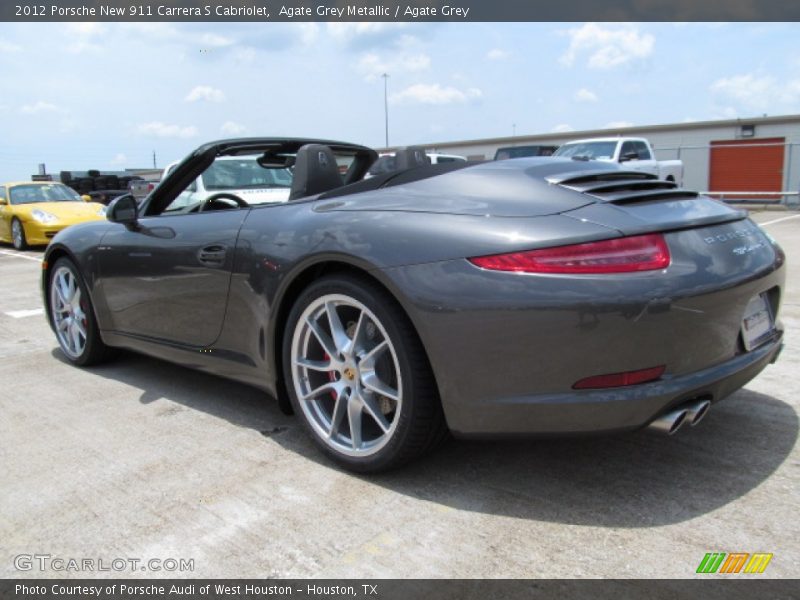 Agate Grey Metallic / Agate Grey 2012 Porsche New 911 Carrera S Cabriolet