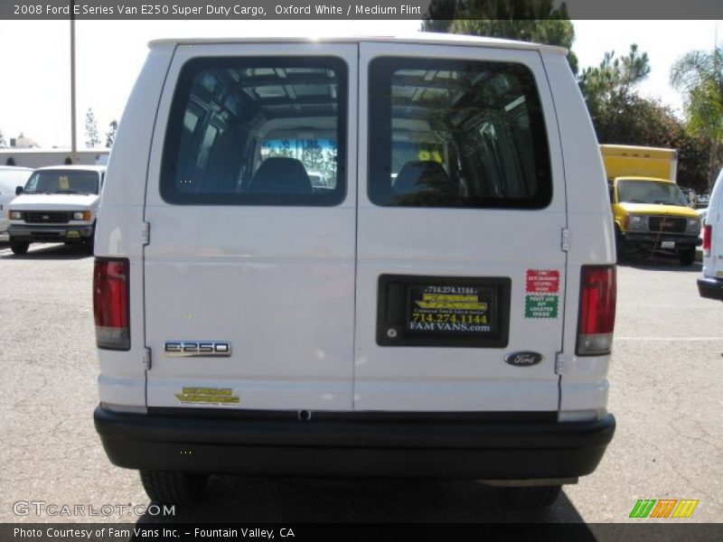 Oxford White / Medium Flint 2008 Ford E Series Van E250 Super Duty Cargo