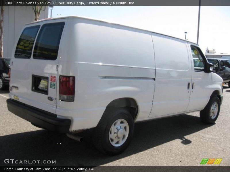 Oxford White / Medium Flint 2008 Ford E Series Van E250 Super Duty Cargo