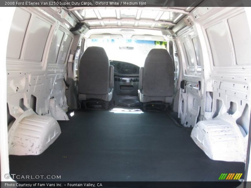 Oxford White / Medium Flint 2008 Ford E Series Van E250 Super Duty Cargo