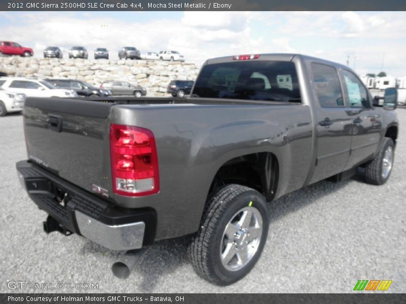 Mocha Steel Metallic / Ebony 2012 GMC Sierra 2500HD SLE Crew Cab 4x4