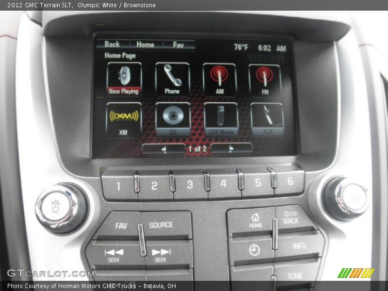Olympic White / Brownstone 2012 GMC Terrain SLT