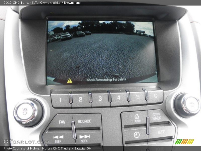 Olympic White / Brownstone 2012 GMC Terrain SLT